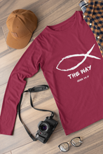 Load image into Gallery viewer, Men's Long/Short Sleeve "The Way" Crew Neck Shirt
